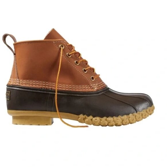 Men's Bean Boots, 6" Tan/Bean Boot Brown/Gum Size 11 Medium - Picture 1 of 4